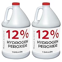 Vista 1 de 12% de peróxido de hidrógeno de grado alimenticio, 4 veces más fuerte, diluido y uso para cuidado personal, hogar, cocina, baño, alfombra, limpiador
