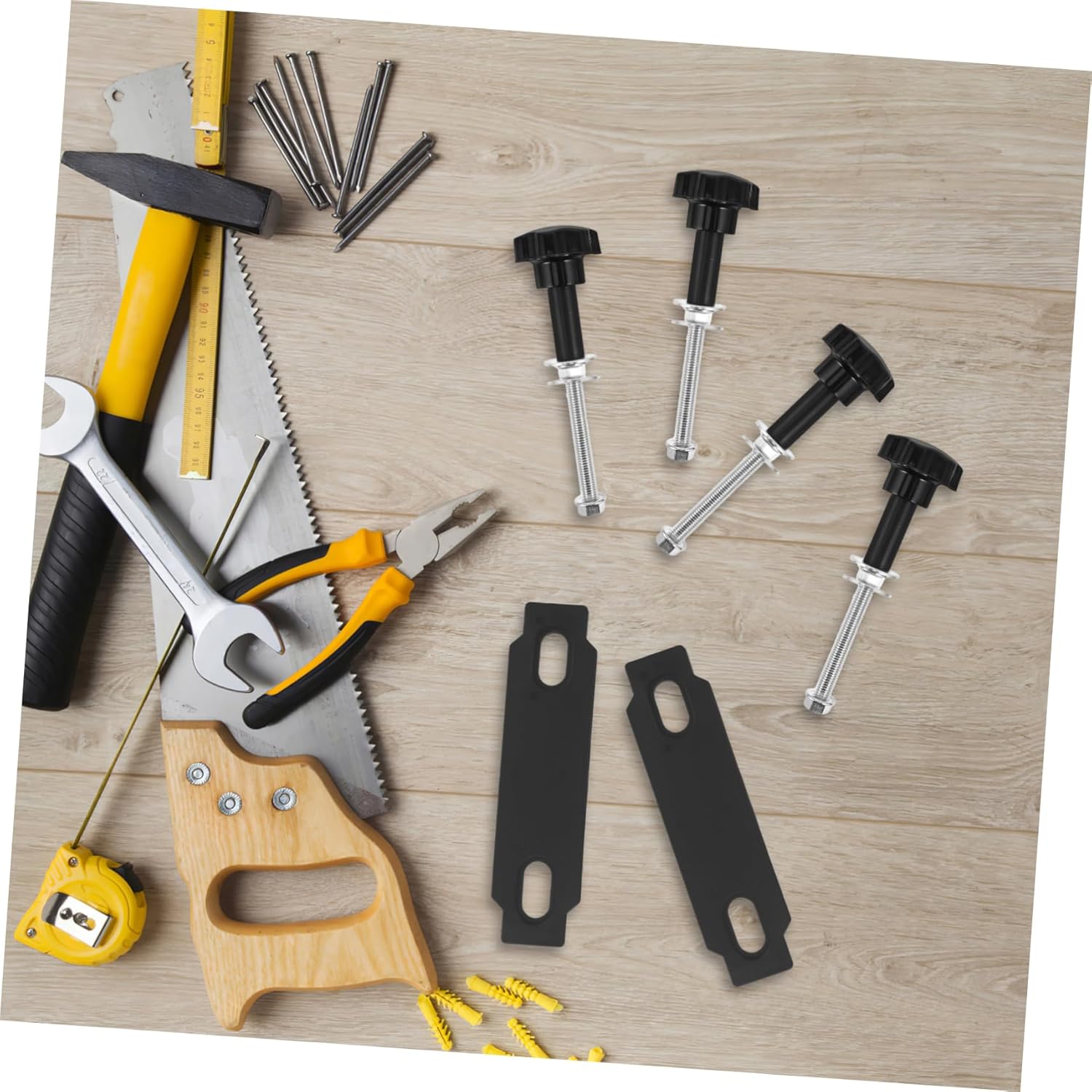 Luxshiny Kit for Roof Rack Tie Down Anchor Lightweight Sturdy Mounting Pins for Traction Boards Recovery Track Off Storage System