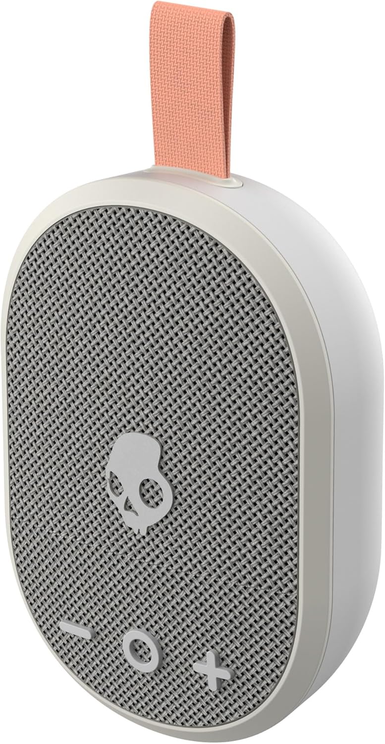 Skullcandy Ounce Wireless Bluetooth Speaker - IPX7 Waterproof Mini Portable Speaker with 16 Hour Battery, Downward Firing Passive Radiator, and Ballistic Nylon Carry Strap