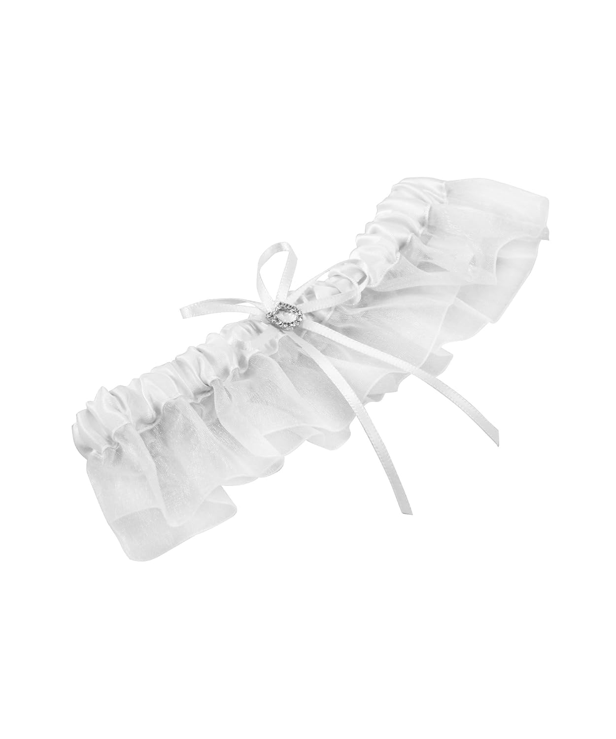 Weddingstar Blue Crystal Bridal Garters Horseshoe Charm, White Amazon