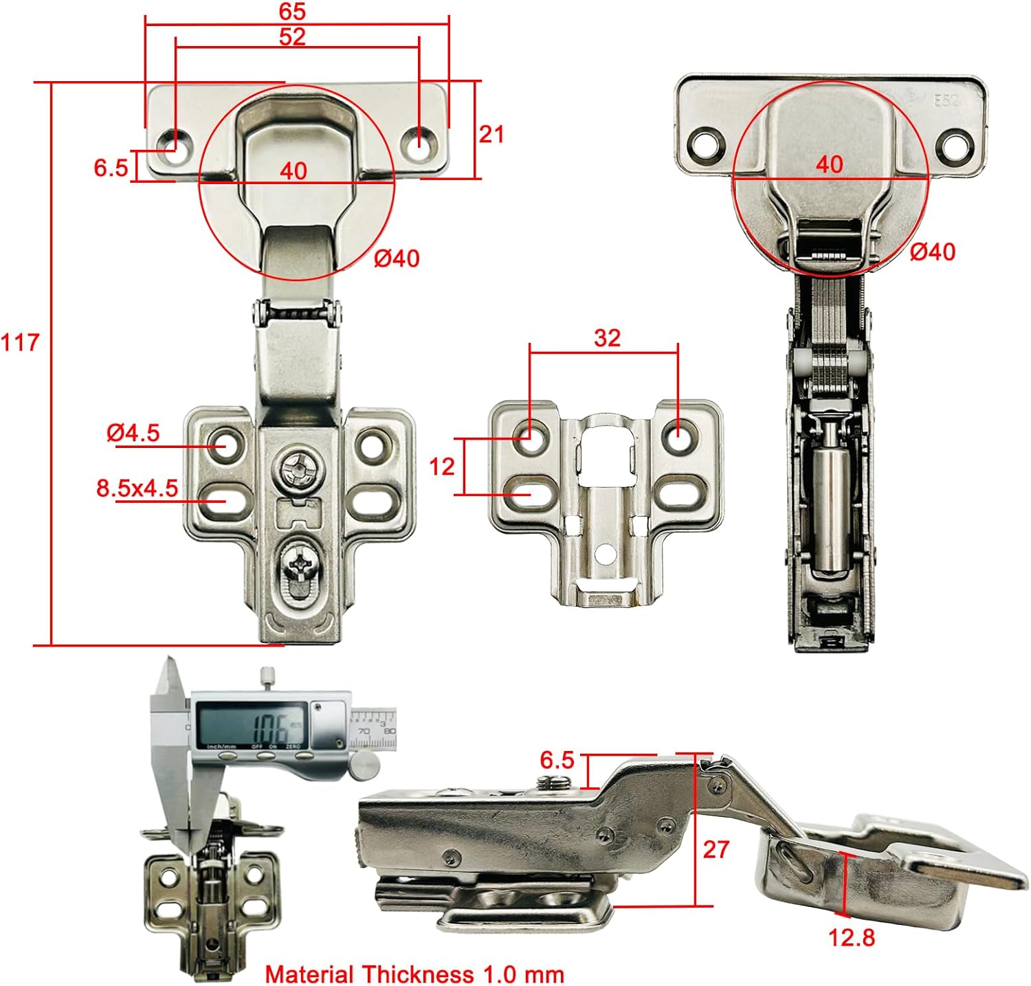 Detaily pántu a montážne body