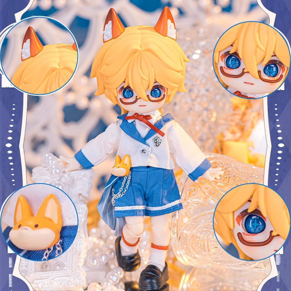 niannyyhouse BJD Blind Box Figurines, 1/12 Scale, Fantasy Chronicles Series, Movable Ball Jointed Doll, Collectable Action Figure (1PC)