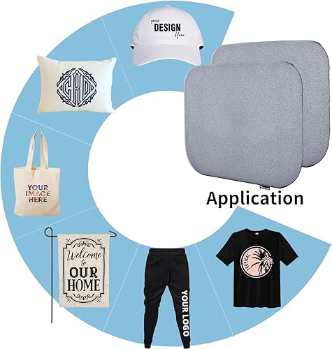 Miniatura 6 de VCHOMY Alfombrilla de prensa térmica para máquina Cricut Easypress, almohadilla de planchado para sublimación de manualidades, aislamiento de