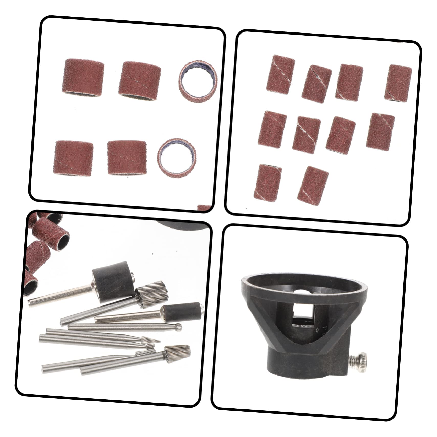 YARNOW 4 Set Cerchio per Lucidare Le Unghie Kit Smalto per Unghie per Animali Domestici Lucida Unghie per Gatti Strumenti per Unghie del Negozio di Animali Zampe di Cane Tela Abrasiva