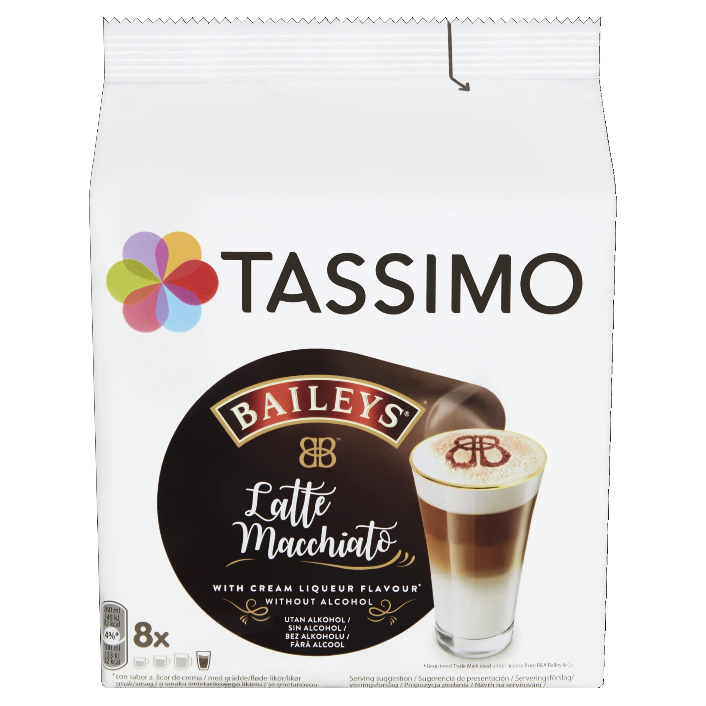 Tassimo Baileys Latte Macchiato – 5x 8 T-Discs