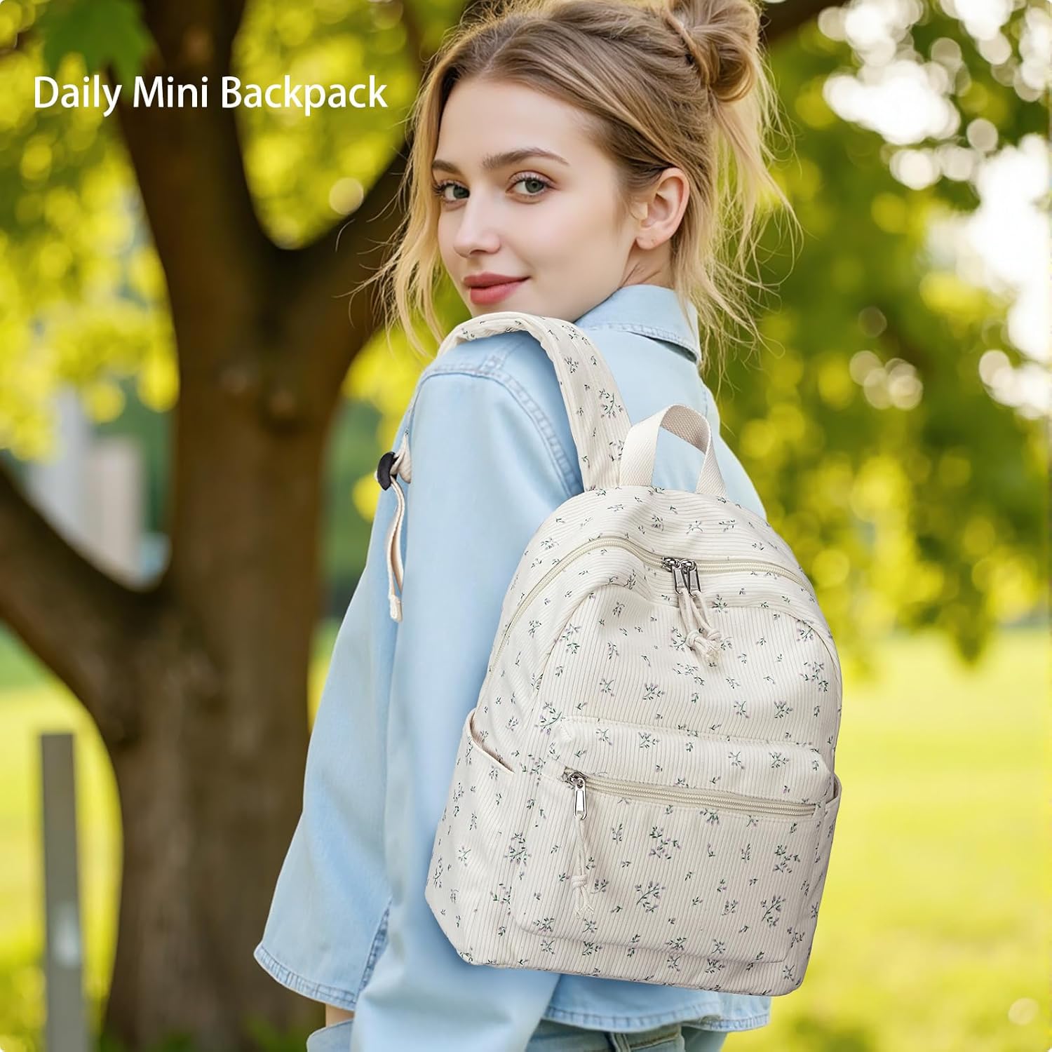 BTOOP Mini Backpack Women Girls Water-resistant Small Backpack Purse Shoulder Bag for Womens Adult Kids School Travel - Image 2