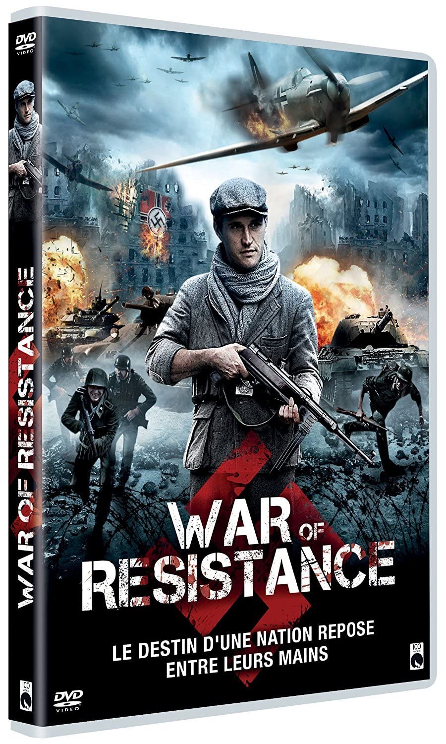 War of Resistance DVD con audio original de Francia y calidad cinematográfica
