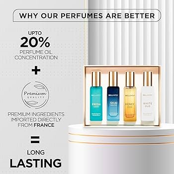 Amazon.com : BellaVita Luxury Unisex Cologne Gift Set (4x20ml