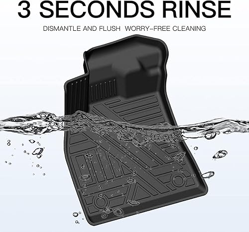 Miniatura 7 de AOMSAZTO Tapetes de piso de automóvil para Nissan Sentra 2020 2021 2022 2023 2024, tapetes de piso de automóvil de TPE resistentes para todo tipo de