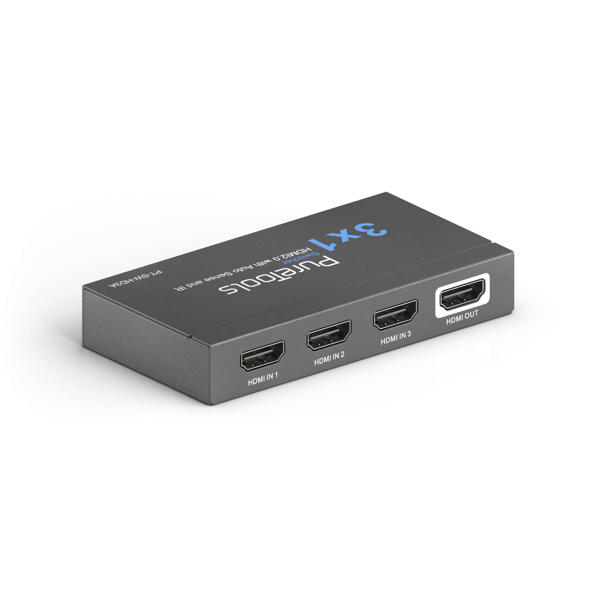 SW-HD3A - 3x1, 4K 18Gbps HDMI Umschalter mit „Auto Sense“