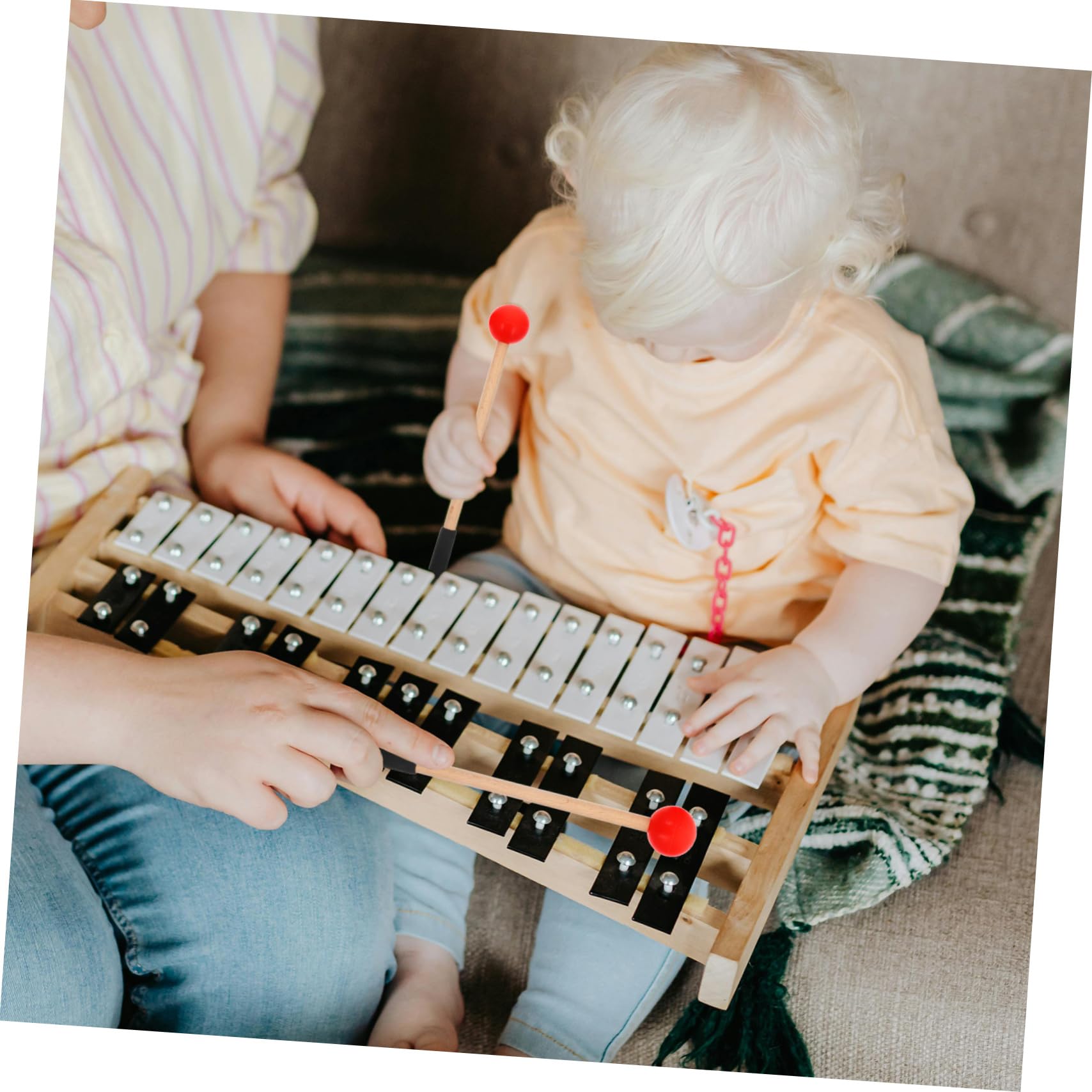 VICASKY 5 Sets Marimba Trommelschlägel Trommelschlägel Für Kinder Zungentrommel Versorgung Zungentrommel Schläger Mit Halterung Trommelstöcke Zubehör Trommelschlägel Zubehör