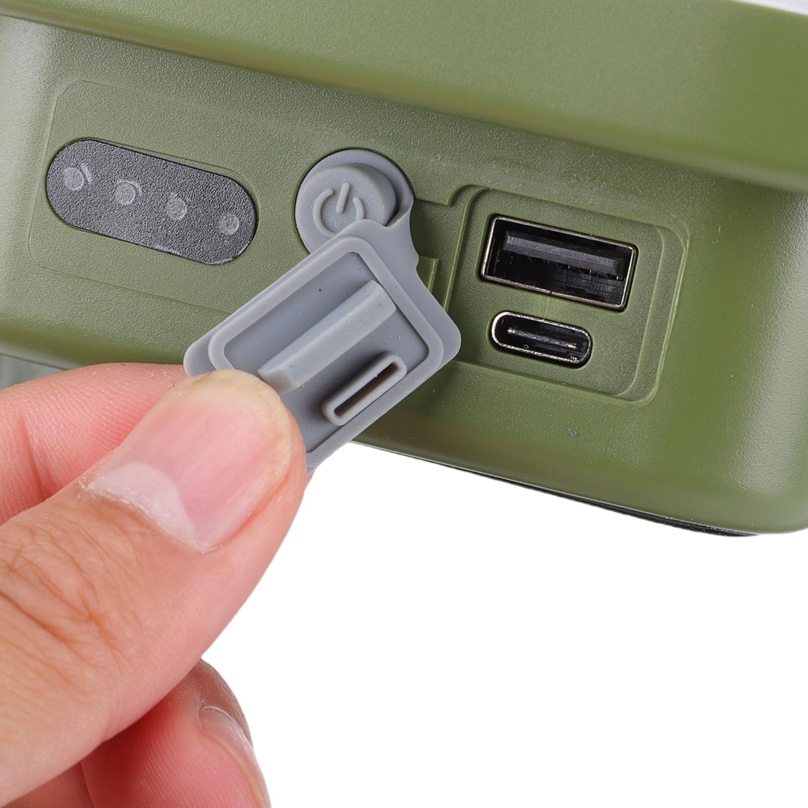 Dilwe Luce Solare da Campeggio, Power Bank da 12000 MAh, Lampada da Tenda a LED Luminosa da 1300 LM per attività all'aperto