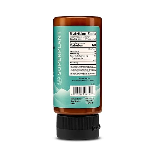 Miniatura 23 de Melora Miel de manuka cruda de Nueva Zelanda UMF 10+ MGO 265+ Tarro de 8.8 onzas Seguro para el cuidado de la piel Alternativa al azúcar