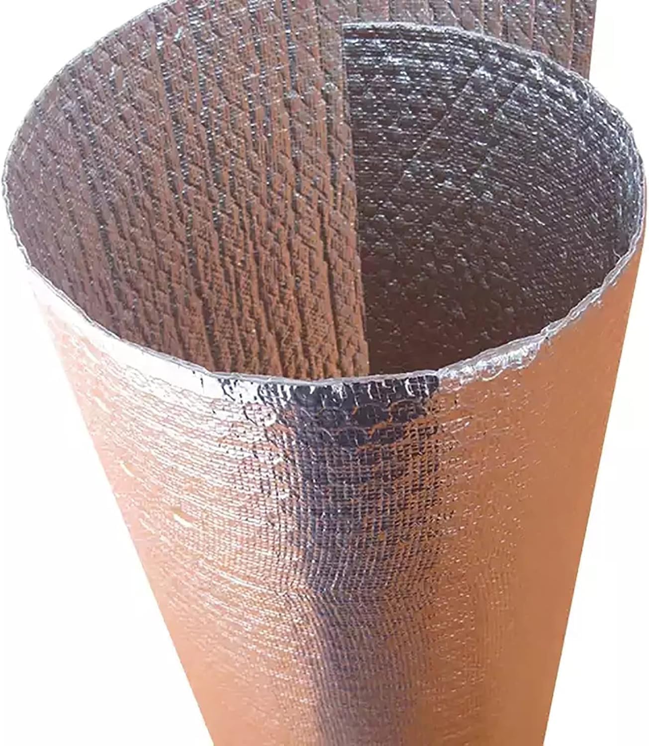 Insulation Foil Bubble Foil Insulation Rolls Moisture Barrier for Attics, Lofts, Floors, Sheds, Caravans, Boats(1x10m/3.2x32.8ft)