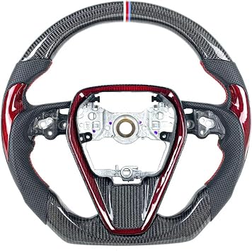 Carbon Fiber Steering Wheel Compatible For Toyota RAV4 AX50 Corolla G12 Axio Altis Camry Xv70 Avalon Car Interior Accessories Forged