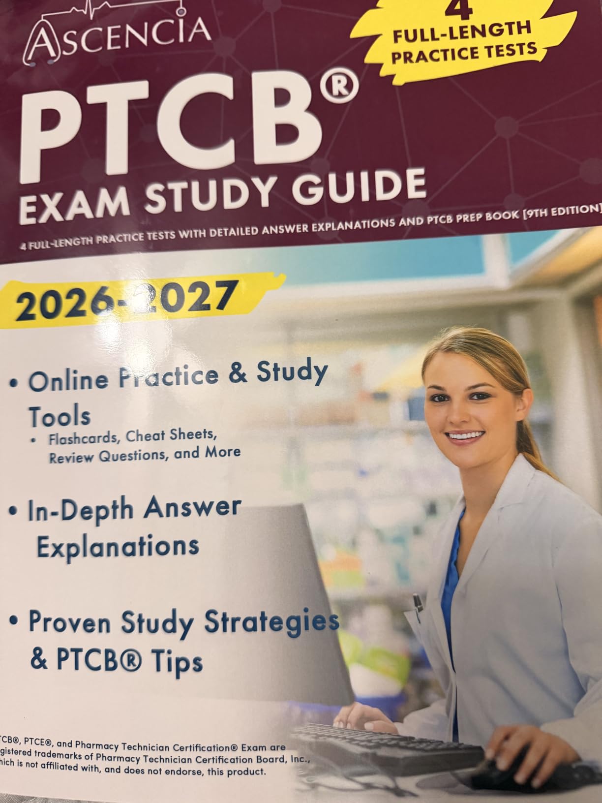 PTCB Exam Study Guide 2026-2027: 4 Full-Length Practice Tests with ...