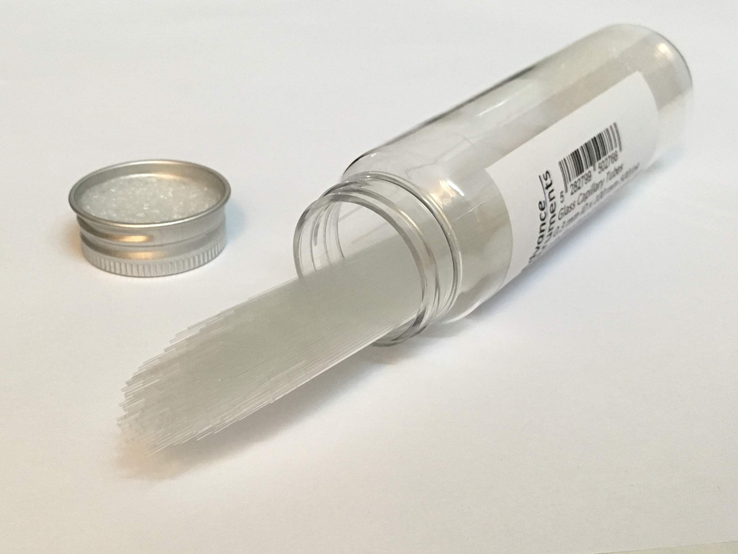 Tubos capilares de vidrio/micro pipetas TLC Spotting 0.3 mm ID x 100 mm 500 o 1000/paquete 0.3 mm ID x 100 mm 0.3 x 100 500