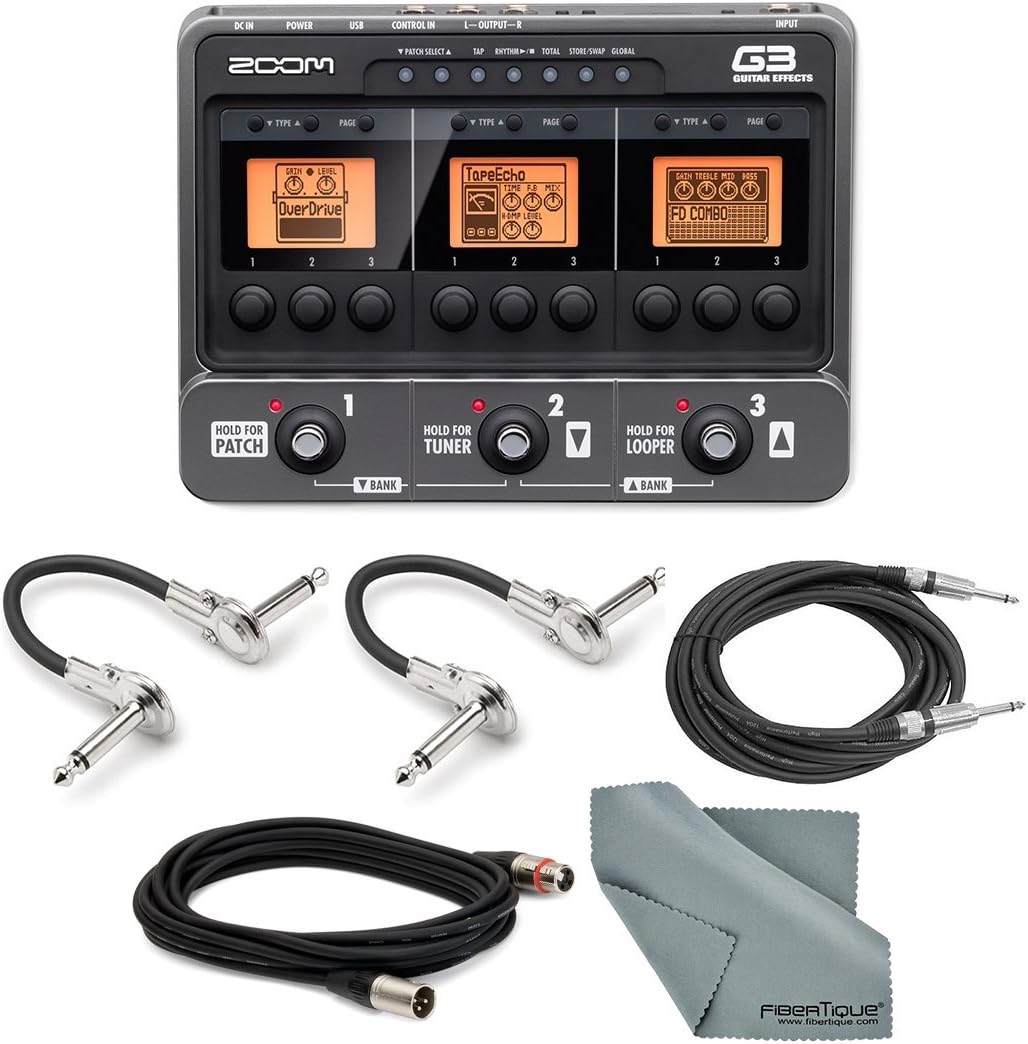 Zoom G3 Guitar Effects & Amp Simulator Pedal with