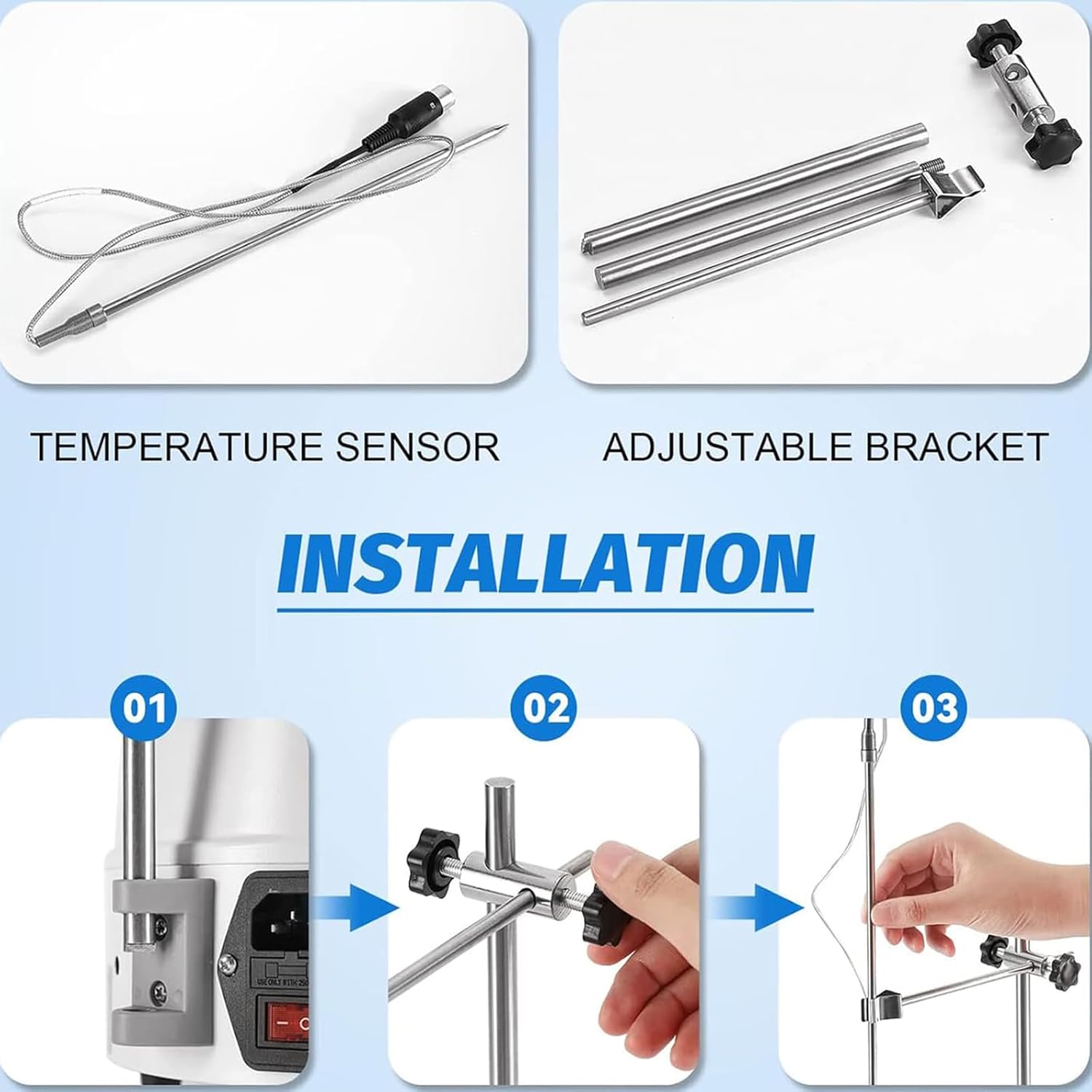 WIKINK Electric Stirring Heating Mantle, Stirring Electromantles, Digital Display, 380°C Temperature Adjustable, Fast Heating, High Temperature Resistance,for Liquid Heating & Stirring Lab Equipment