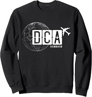 DCA Airport Code Travel Sweatshirt