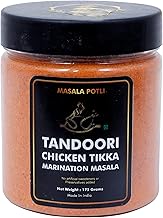 MASALA POTLI� Tandoori Chicken Tikka / BBQ Marination Masala - 175 Grams / 6.17 Oz | Medium Spicy | Barbeque, Tandoor, Grill, Air Fry & Deep Fry |