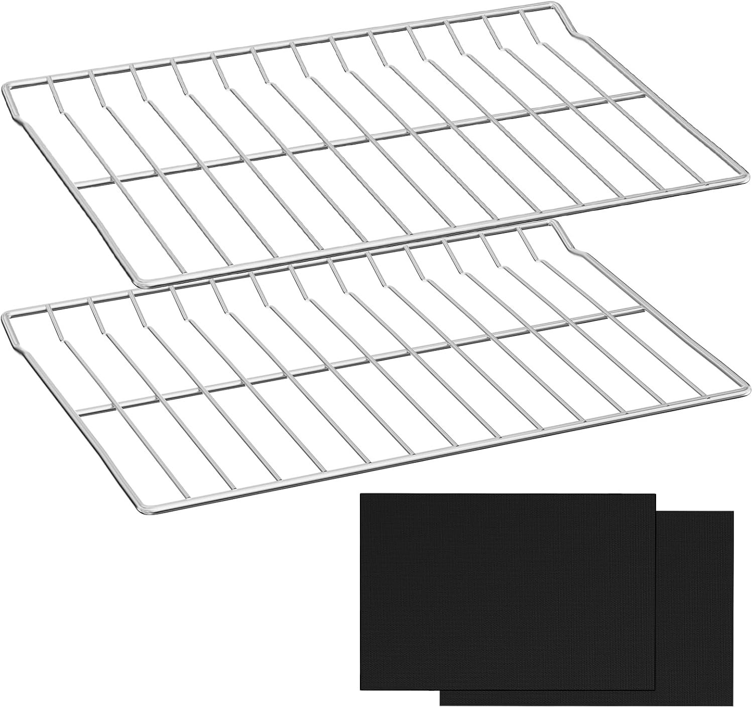 UPGRADE WB48T10095 Oven Rack Stove Replacement For GE Hotpoint Range Stove Parts WB48K5019,24.75 * 16 IN Oven Wire Rack Shelf,Replaces WB48K1 WB48K3 WB48K4 WB48K0001 WB48K0003 WB48K0004 Stove Grills
