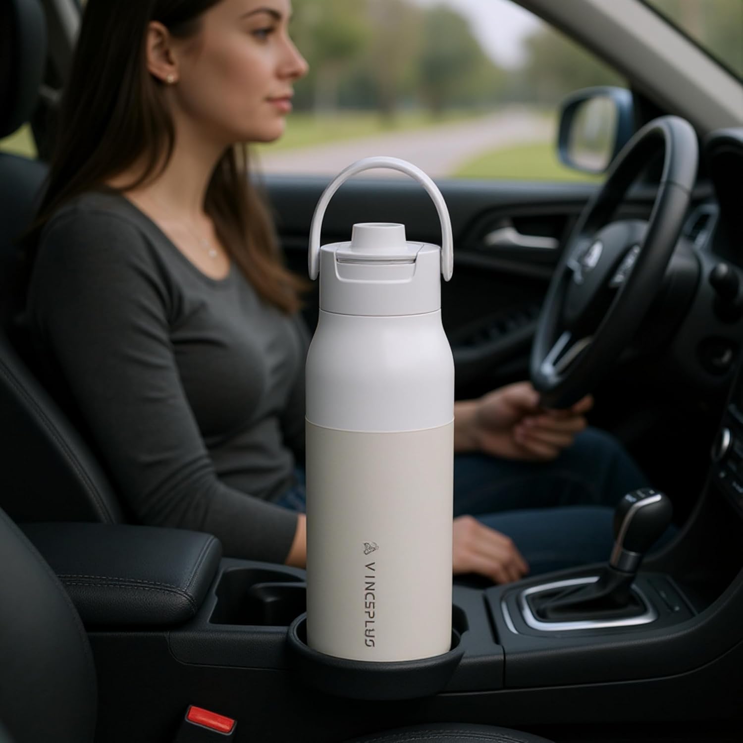 Insulated Stainless Steel Bottle – Flip Top Staw Lid | BPA-Free, Refillable, and Insulated | Ideal for Fitness, Outdoor Adventures, and Everyday Use (FOREST GREEN, 34, Fluid Ounces) - Image 7