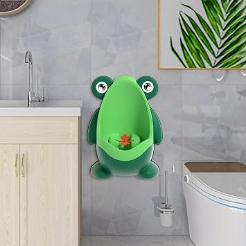 Boys Potty Urinal - Toddler Training Toilet, Baby Pee Pot | Adjustable Potty Pee Target, Toddler Urinal with Scenario for Indoor Bathroom Nighttime Travel Home Kids Boys Guard