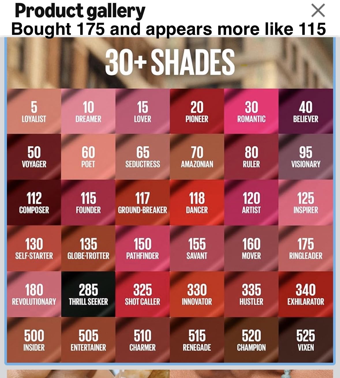 Maybelline New York Maybelline Super Stay Matte Ink Liquid Lipstick Makeup, Long Lasting High Impact Color, Up to 16H Wear, Mover, Brown, 1 Count, Packaging May Vary