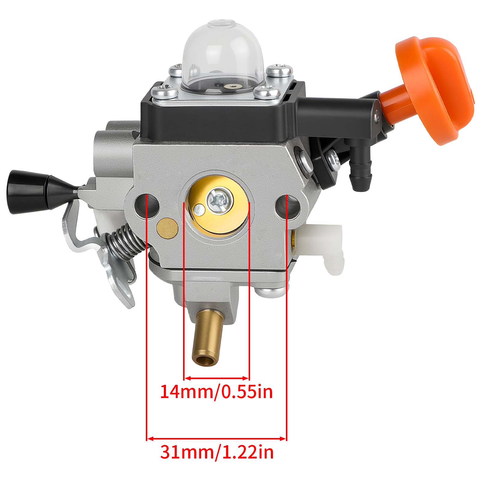 Gaźnik FS91 do gaźnika Stihl 4180-120-0615 do FS91R FS111R FS89 KM91R KM111R FC111 FC91 kosa szczotkowa trymer z filtrem powietrza