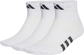 adidas  Performance Light Mid-Cut Socks, 3 Pairs, EBB57, Mens