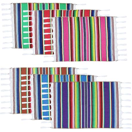 Mexican Fiesta Placemats - Set of 6