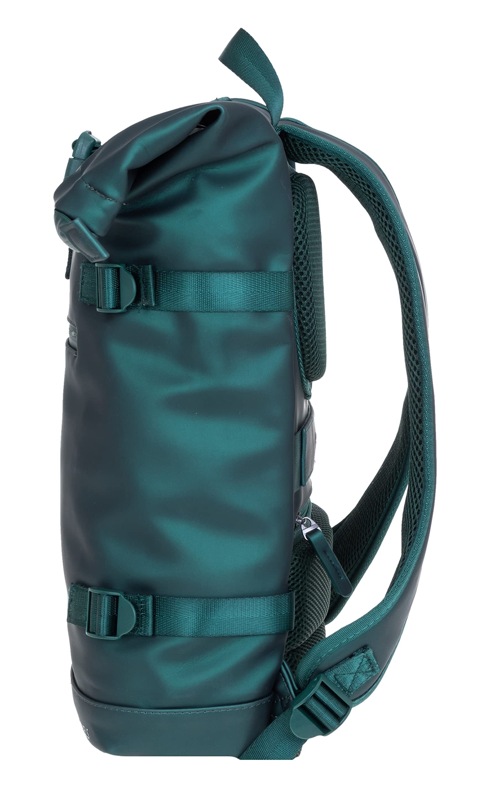 New Rebels Rucksack Damen Herren Kurierrucksack Laptop Notebook Fach Roll Top William 511306 + Flasche