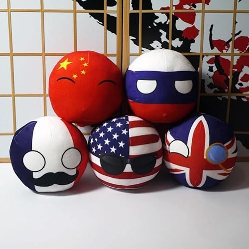 Miniatura 3 de Peluche de Countryball Polandball de 3.9 pulgadas, juguete de peluche de anime, cosplay, mini cojín, llavero para decoración del hogar, Islandia,