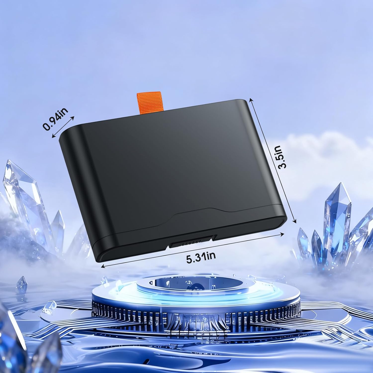 E EGOWAY 4600mAh Li-ion Replacement Battery Compatible with PartyBox 520/720 Model FG2CELL21700 Portable Bluetooth Speaker - Equipped with Intelligent Indicator Lights - Image 6