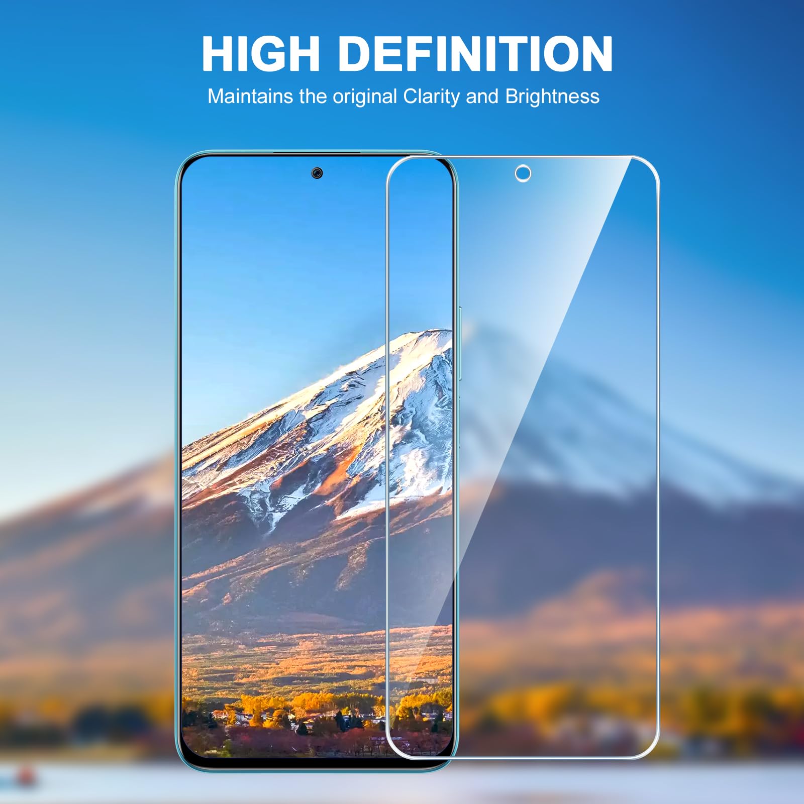 Kokio Vetro Temperato per Honor 90 Lite 5G, 3 Pezzi Durezza 9H Pellicola Vetro Protettiva Compatibile con Honor 90 Lite, Ultra Resistente, Facile da installare(6,7 Pollici)