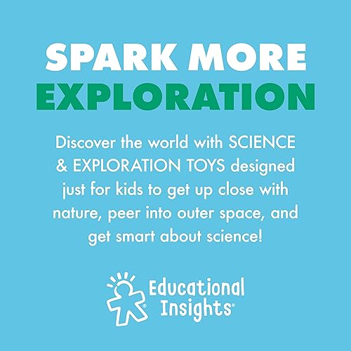 Miniatura 5 de Educational Insights Geosafari Jr. Kidscope - Microscopio para niños, juguete STEM, regalo de Navidad para niños y niñas, a partir de 5 años