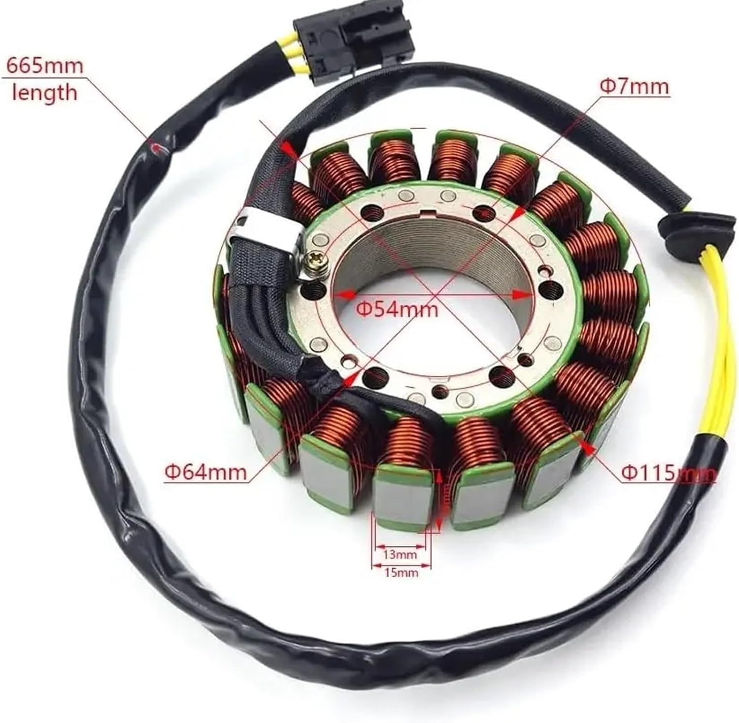 Generator Stator Coil Assembly Kit 12318524422 Compatible With F650gs 2009-2014 F700gs F800r F800s F800gs F800st F800gt
