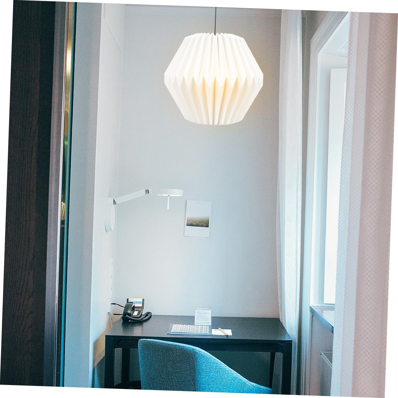 Hemobllo 3pezzi Lampadario Sospeso Stile Nordico Con Paralume Geometrico Coprilampada Elegante e Funzionale Per Decorare Ambienti Domestici