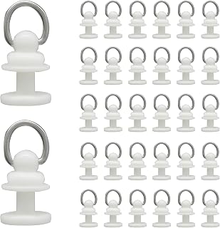 Plastic Curtain Track Hooks, 50 PCS