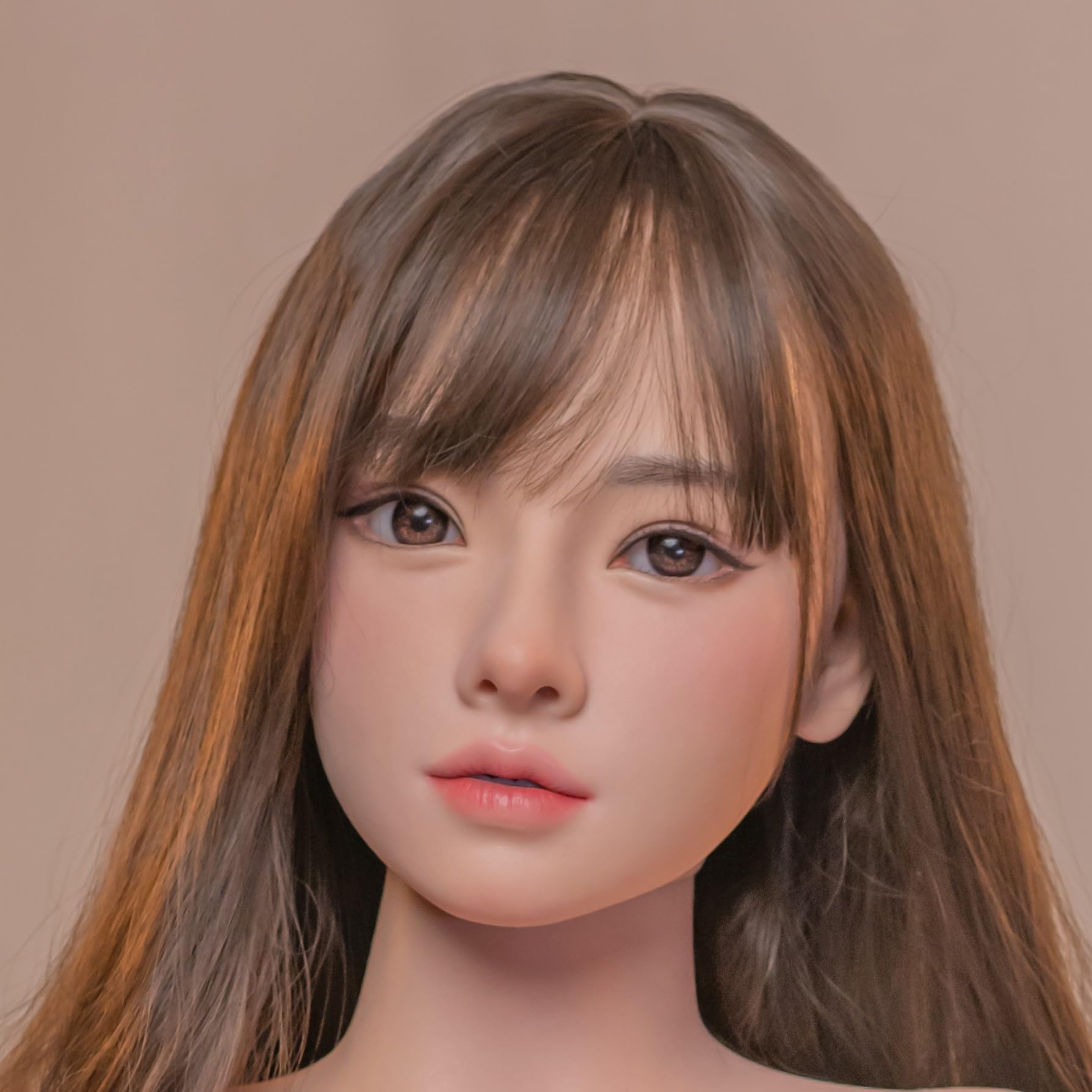 Amazon | シリコン製 フィギュア ヘッド単体 等身大 頭部のみ Head