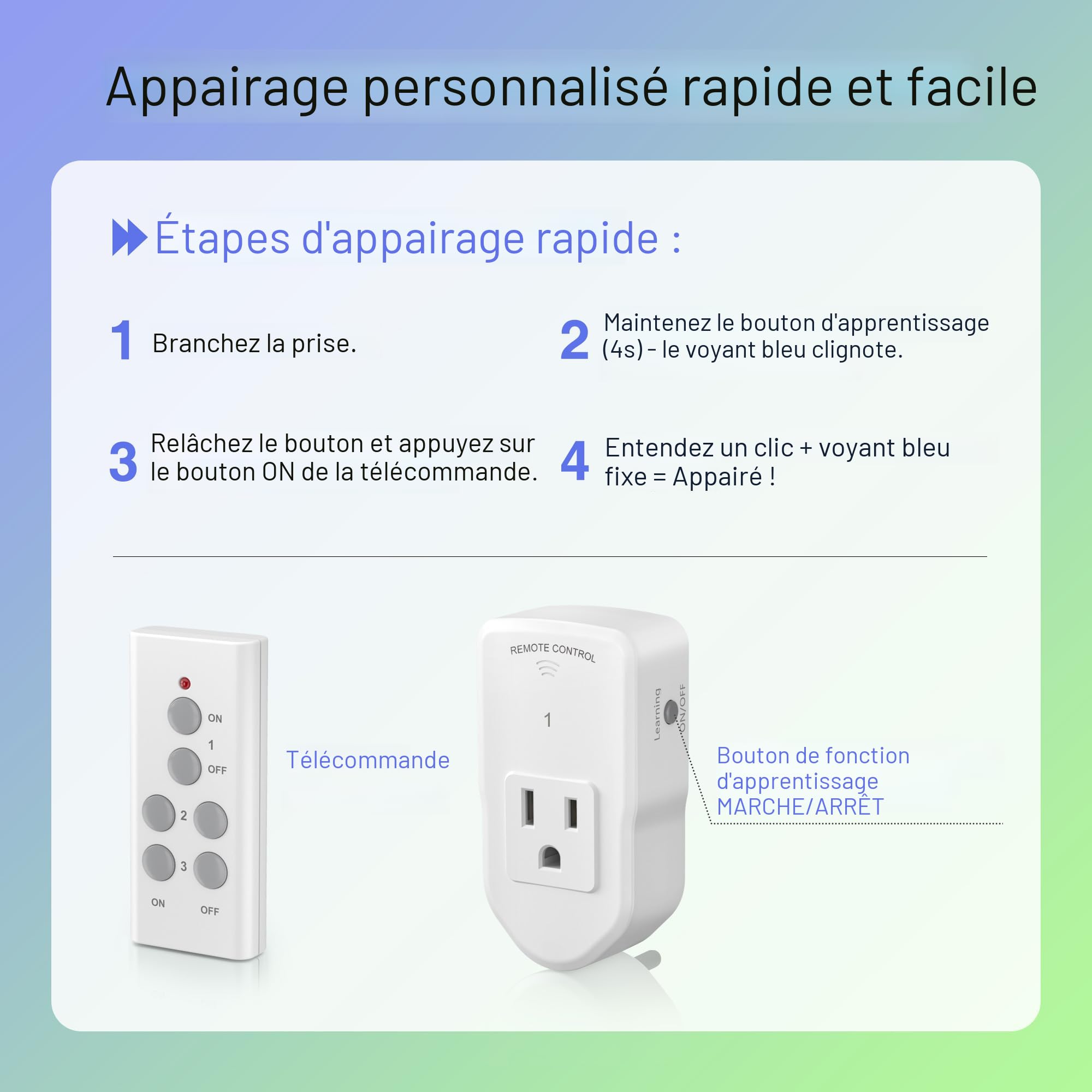 Interrupteur Télécommande Longue Portée Sortie Relais Haute Puissance 30A