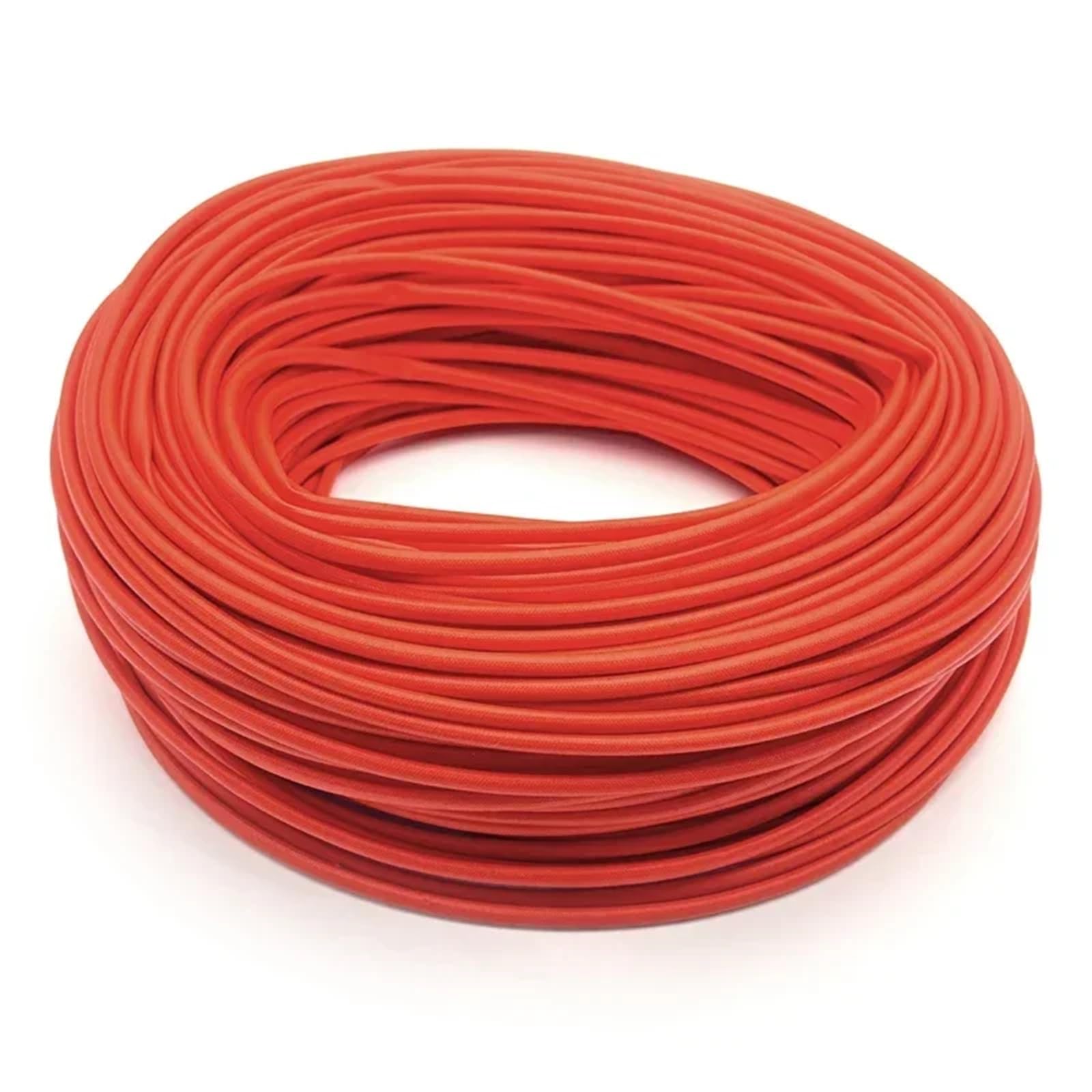 Guaina per cavi Guaina in filo intrecciato, resistente alla fiamma, in fibra di vetro, isolante, protegge i cavi dai tubi(Red,20mm,2M)