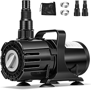 VIVOHOME 100W Adjustable Flow Submersible Water Pump, 700-1800GPH Steple...