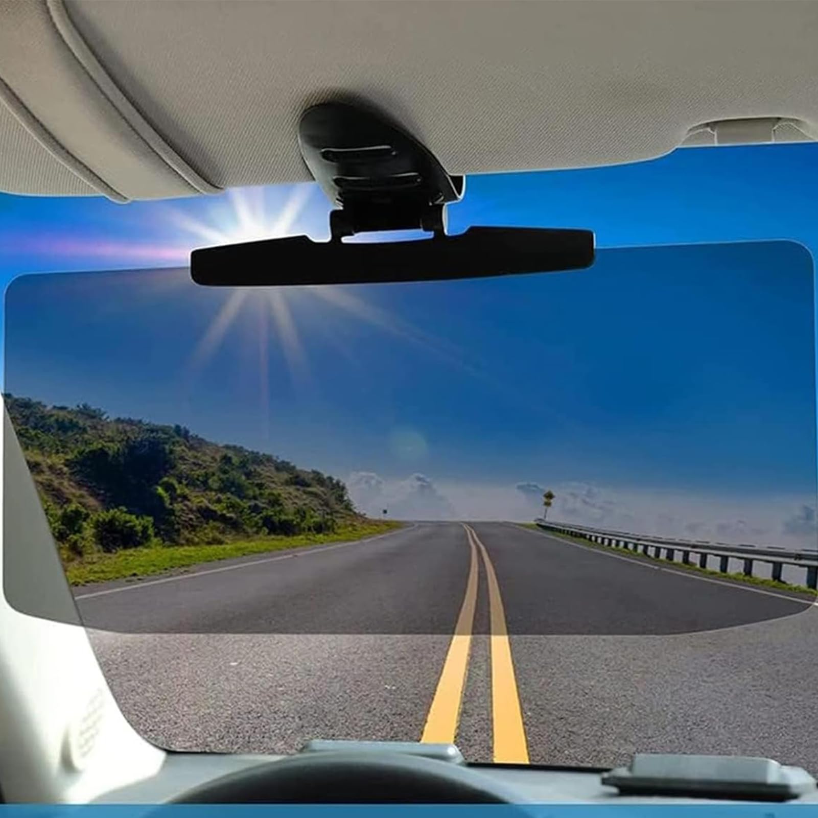 Pare-Soleil Voiture Réglable 180° - Visière Anti-Éblouissement Protection UV