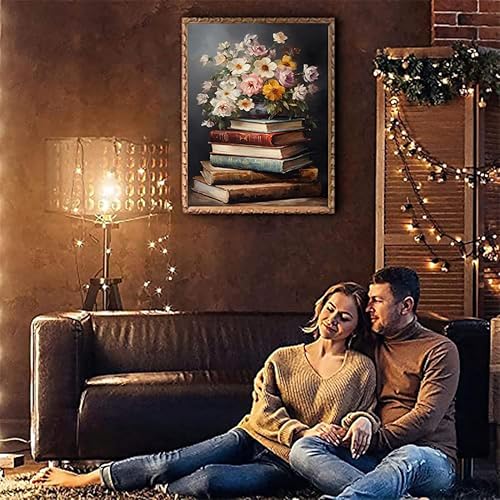 Miniatura 24 de Kit de punto de cruz estampado de árbol de la vida, kits de bordado para adultos principiantes, patrones de 11 CT dimensiones, kits de punto