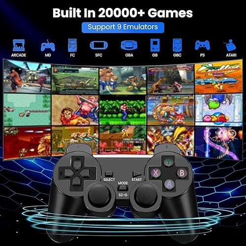 Miniatura 3 de Consola de juegos retro inalámbrica Retro Game Stick incorporado más de 20000 juegos clásicos 4K salida HDMI Plug and Play Videojuegos para TV, con