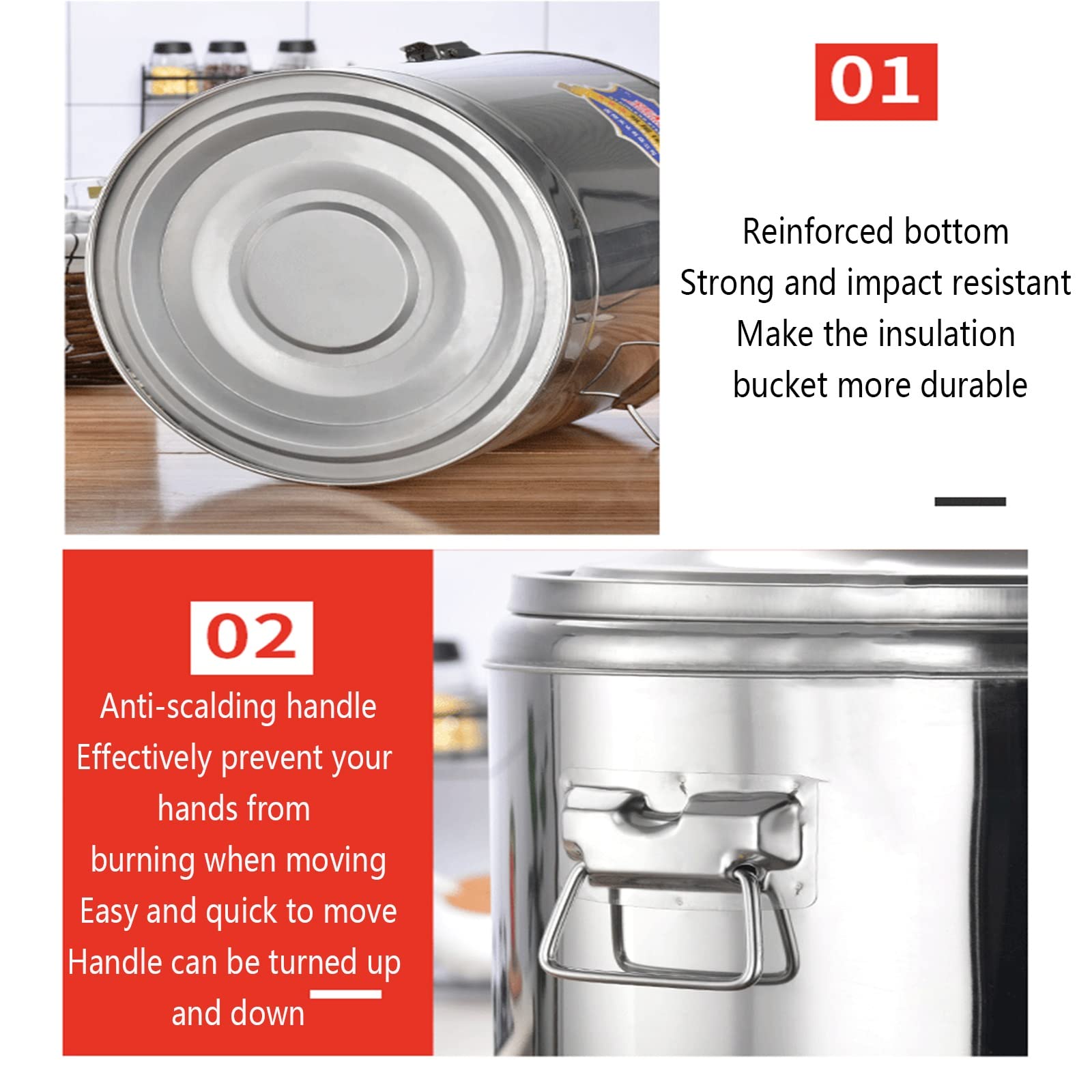 ステンレス鋼の絶縁バレル/sier/20L Friendship Years ハウライト 効果