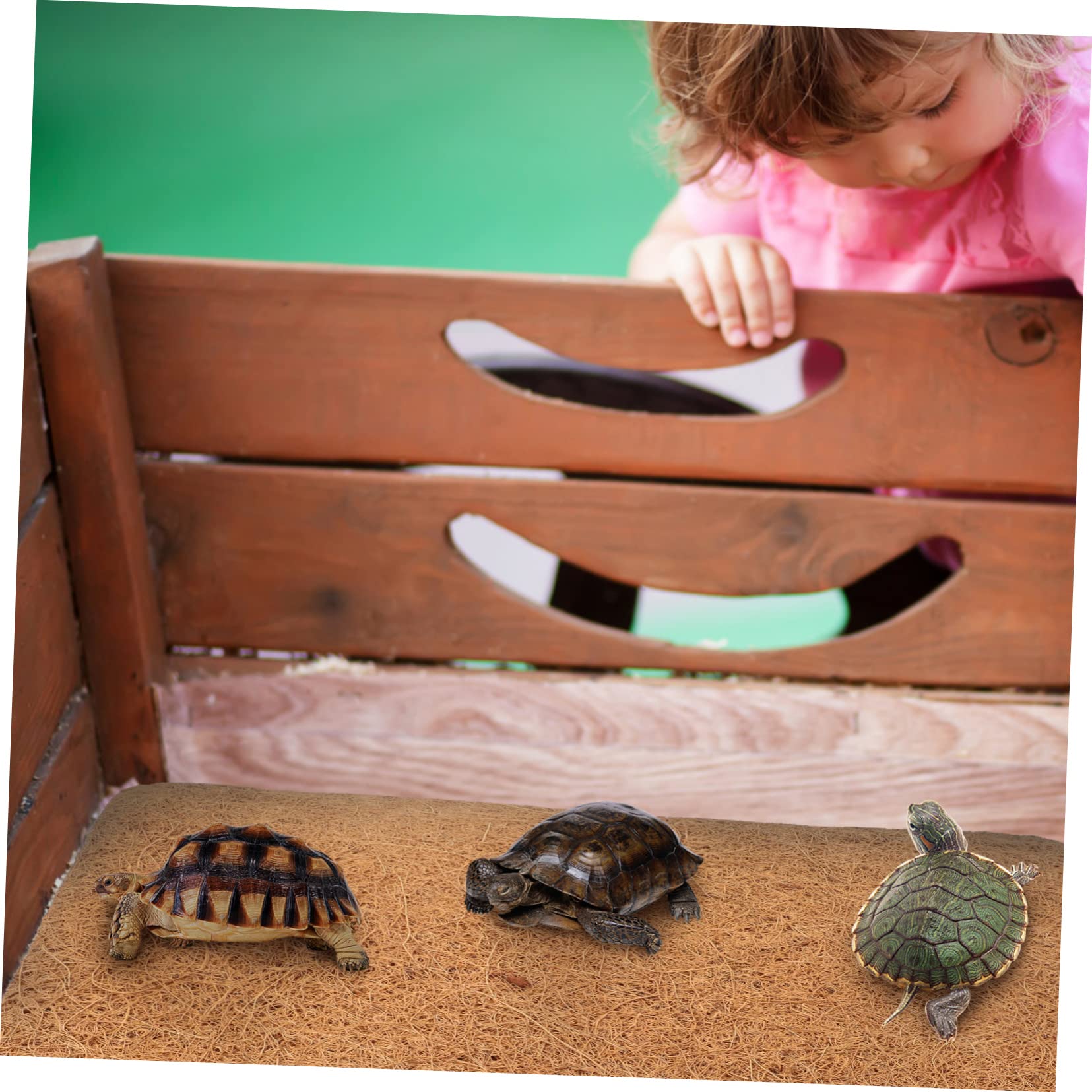 minkissy 18 tapetes de reptiles útiles para huevos de mascotas, almohadilla de cría de huevos, terrarios, almohadillas de cría multiusos, alfombrilla de pollo natural, contenedor de terrario,