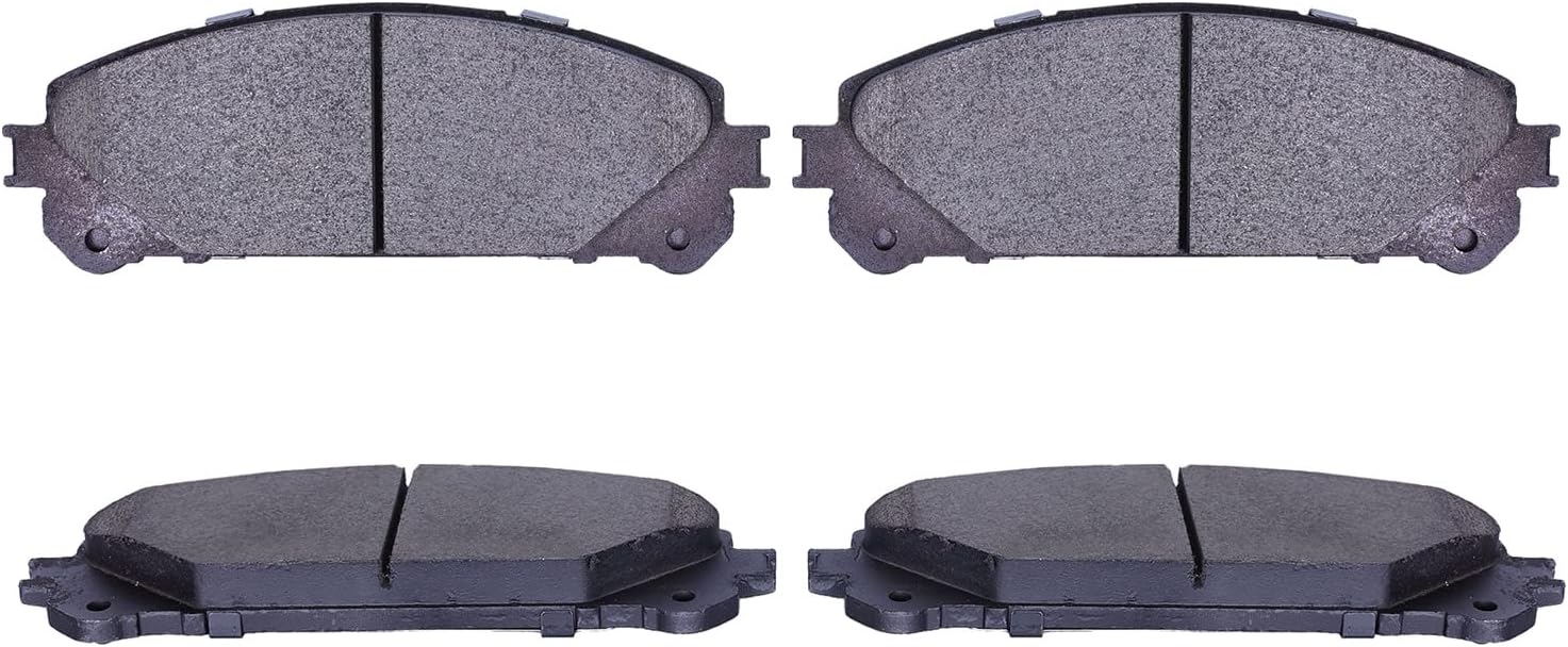 Replacement for Front & Rear Ceramic Brake Pads D1324,D1391 - LEXUS RX350, RX450h, Highlander, Sienna 2010-2018